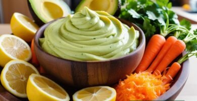 receta mayonesa de aguacate con zanahoria