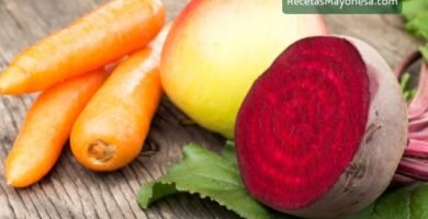 Receta de mayonesa de remolacha con zanahoria