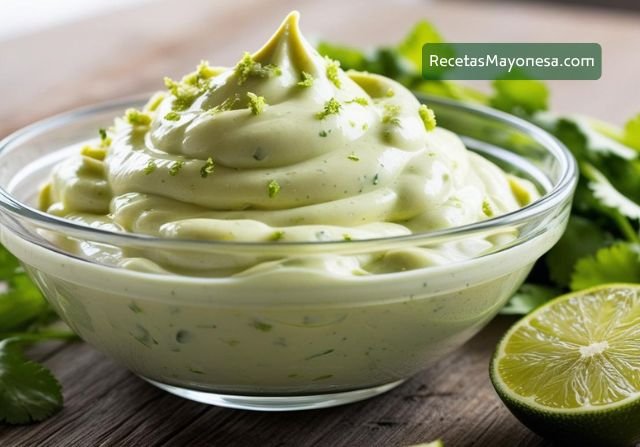 Mayonesa de Aguacate y Lima