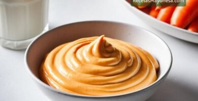receta de mayonesa de zanahoria y leche