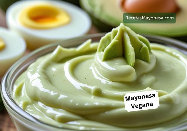 mayonesa de aguacate y huevo duro sin aceite